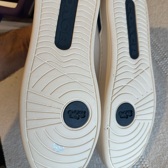 Coach Men's G4950 Low Top Sneaker Chalk/Navy Shoes Size 10.5 NEW ,NO TAG ,NO BOX - Picture 6 of 7